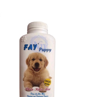 Phấn tắm khô khử mùi chó mèo Fay 120g