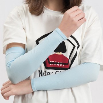 Băng Tay Chống Nắng Tia UV Aqua-X Màu Đen Bảo Vệ Cánh Tay Khi Hoạt Động Ngoài Trời