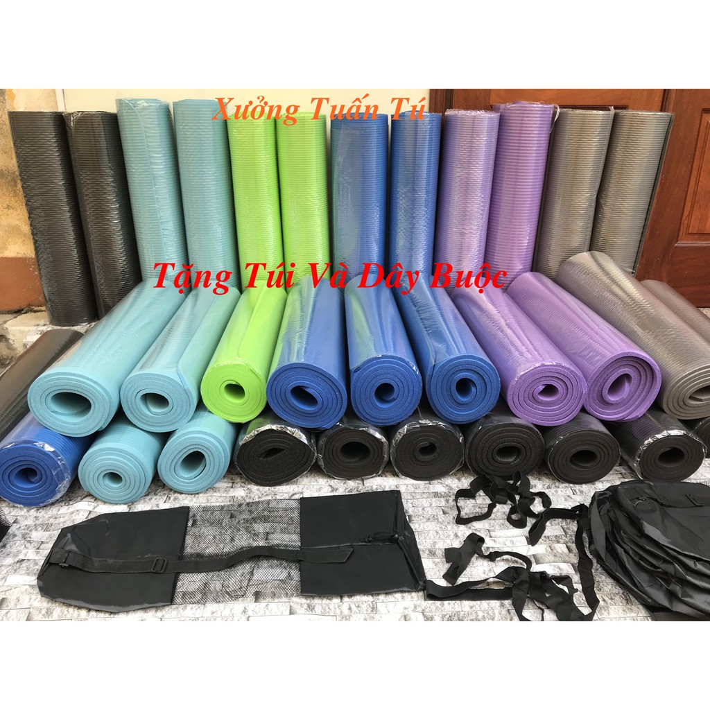 Thảm tập YoGa Xốp Bọt Biển Cao Cấp Siêu Êm 8mm T002