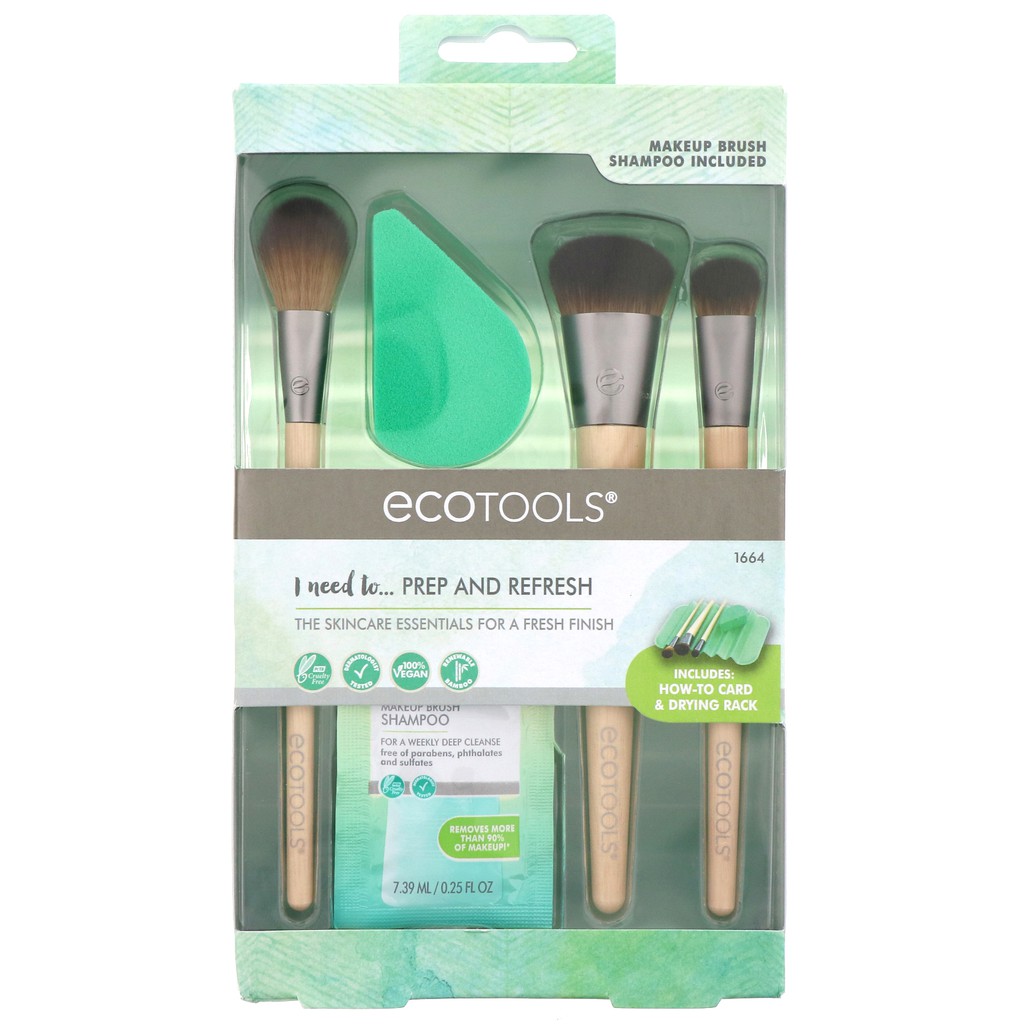 Set cọ Ecotools Prep &amp; Refresh (USA)