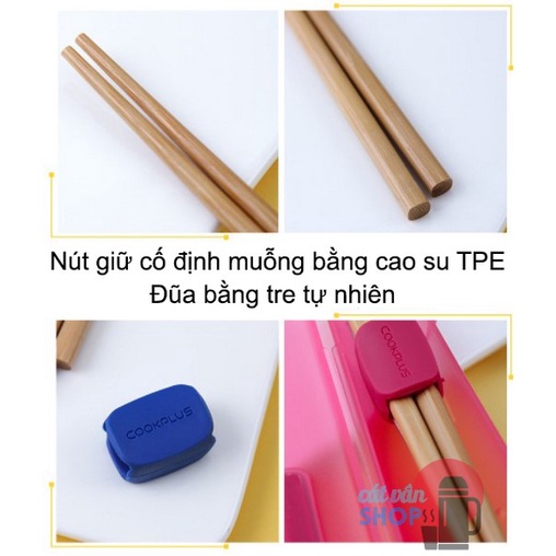 Bộ muỗng đũa Lock&Lock kèm hộp nhựa nhỏ gọn bền đẹp HPL103