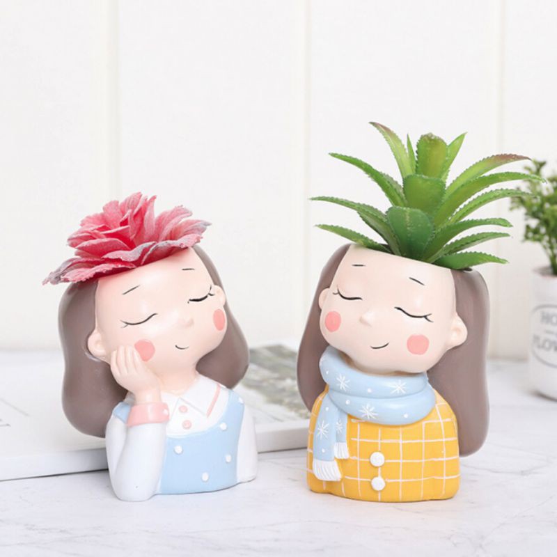 Chậu Cây Xương Rồng Trang Trí Bàn Làm Việc