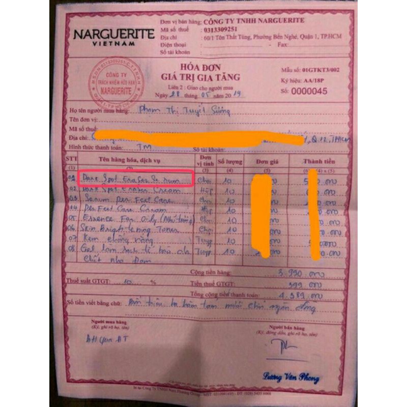 SERUM GIẢM NÁM, TÀN NHANG, NGĂN NGỪA LÃO HÓA DARK SPOT ERASER NARGUERITE (20ml) | BigBuy360 - bigbuy360.vn