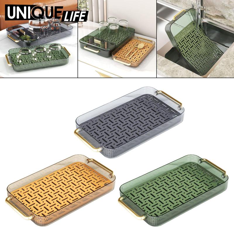Khay Thoát Nước Có Tay Cầm Chống Trượt Tiện Dụng Cho Phòng Khách / Bàn Tiệc Yoyoyo01