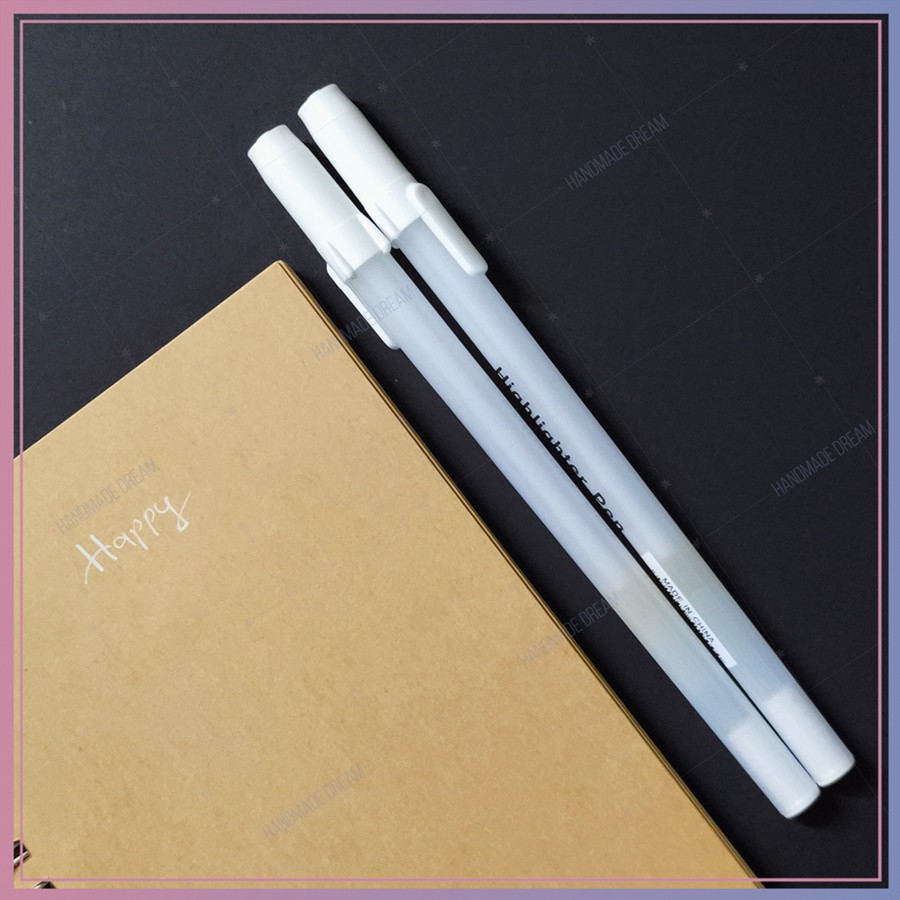 Bút Gelly Trắng Viết Note - Trang Trí - Vẽ