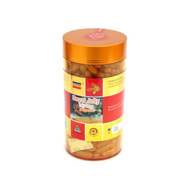 Sữa ong chúa Costar Royal Jelly 1610mg đẹp da, chống lão hóa, Chai 365 viên | BigBuy360 - bigbuy360.vn