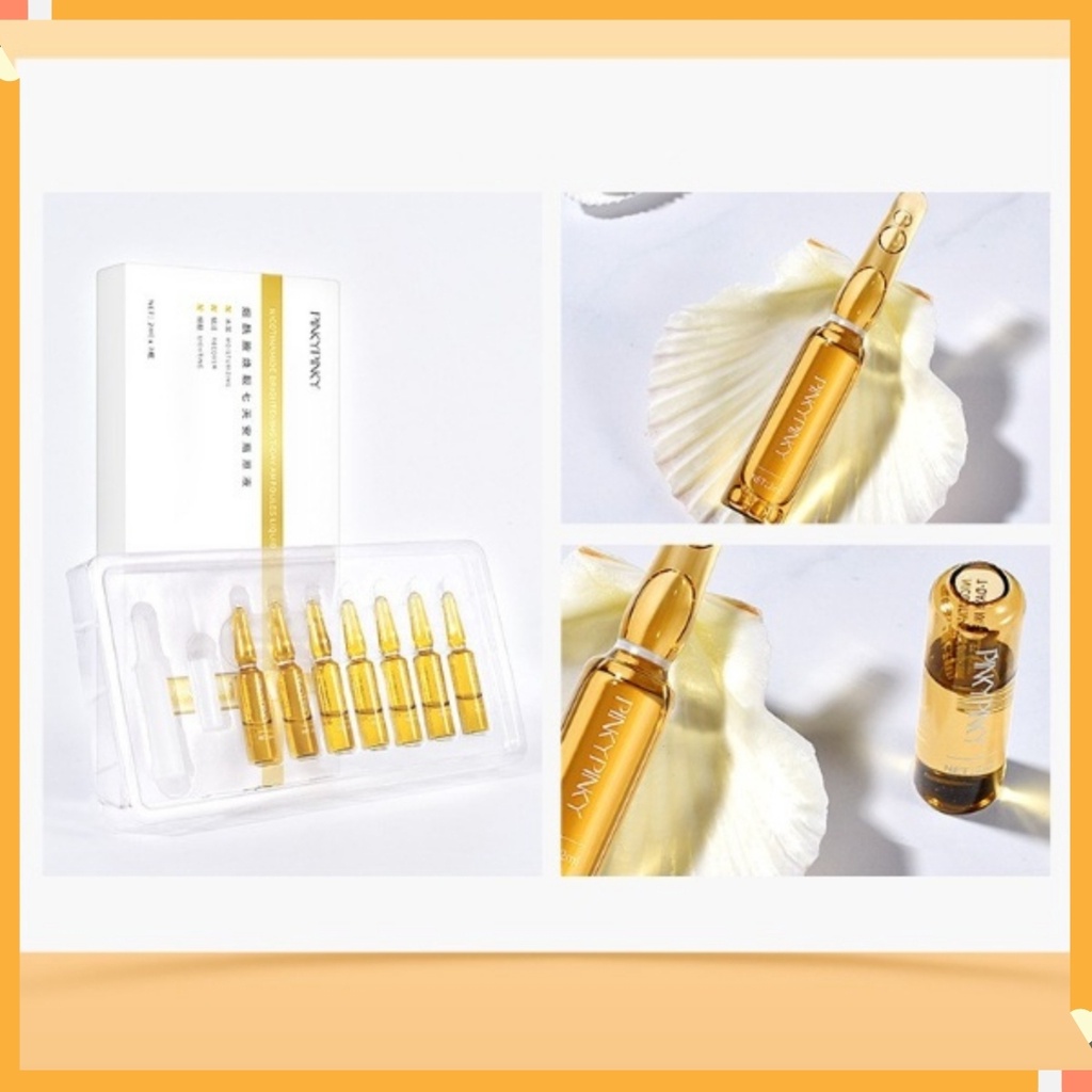 Serum trắng da serum dưỡng ẩm PinkyPinky nội địa trung Chống Lão Hóa Se Khít Lỗ Chân Lông – Set 7 Ống 2ml