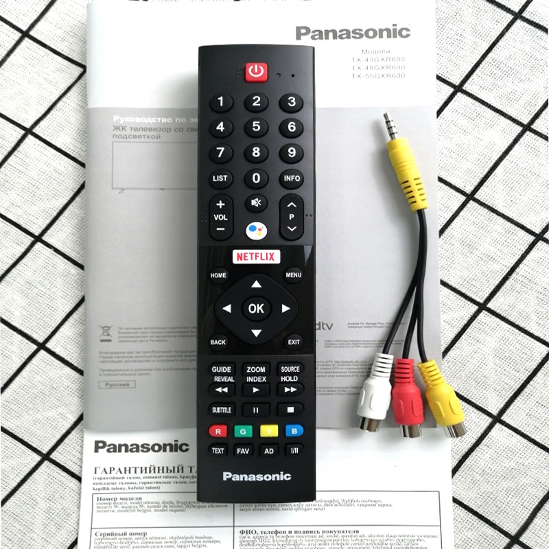 Điều khiển tivi PANASONIC giọng nói chính hãng tương thích các dòng TX-43G / TX-49G / TX-55G