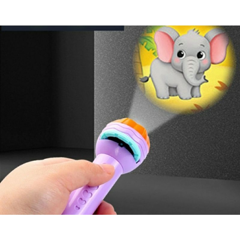 đèn pin chiếu hình 3D loại 80 hình