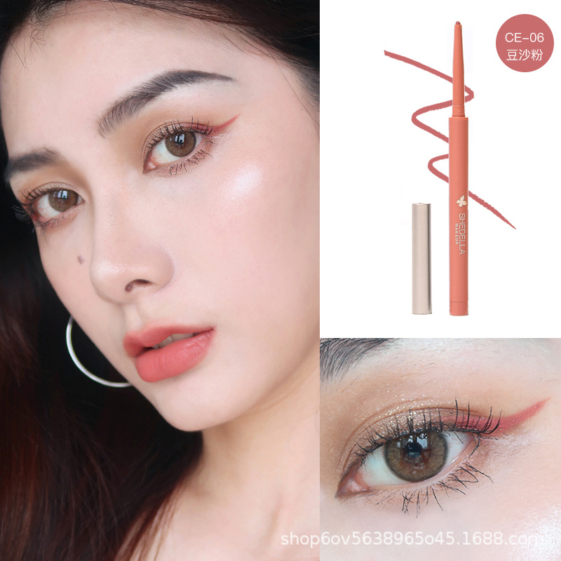 Color Waterproof Eyeliner Pencil No Bloom Makeup Student, Beginner, New Long Lasting Silk Brown Female | BigBuy360 - bigbuy360.vn