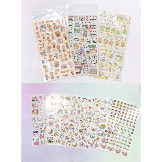 S1 sticker trang trí dán sổ dán điện thoại sticker dễ thương sticker sumikko