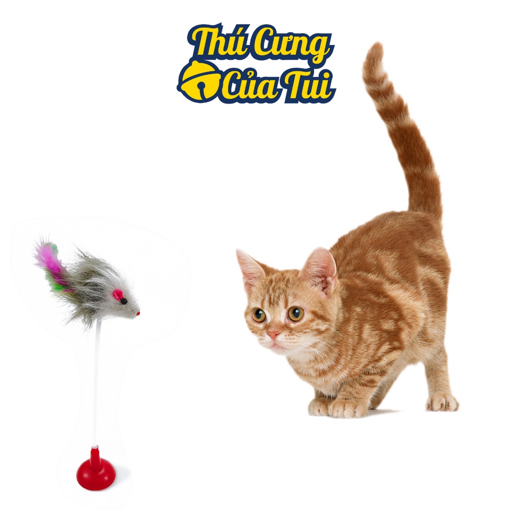 Chuột Đồ Chơi Có Mút Gắn Cho Chó Mèo Vờn - Thú Cưng Của Tui