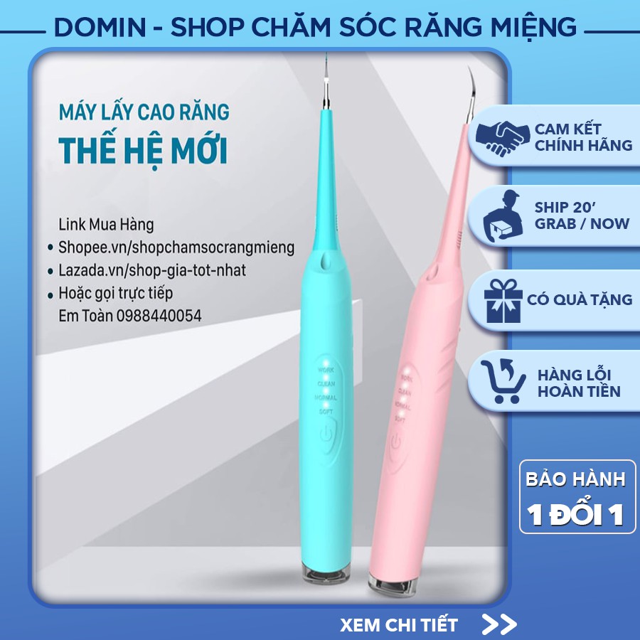 Máy Lấy Cao Răng Cầm Tay Mini Thế Hệ Mới Dental Calculus