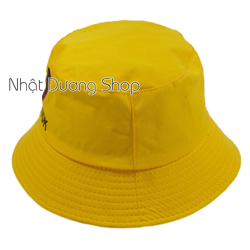 Nón bucket 2 mặt tuổi teen thêu hình nốt nhạt độc đáo thích hợp cho cả nam và nữ
