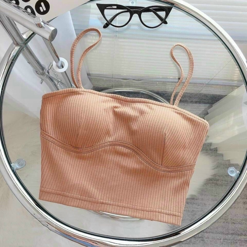 ÁO THUN TĂM 2 DÂY CÓ ĐỆM NGỰC MS90168