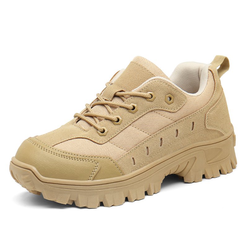 Military boots combat boots mountaineering boots men's boots outdoor shoes 2022 spring new 7201 outdoor low-top military boots (39-45)P62