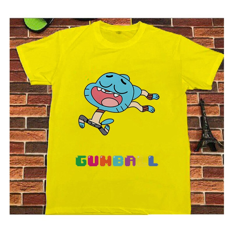 Áo thun Unisex Cotton Gumball Cotton cao cấp ngắn tay
