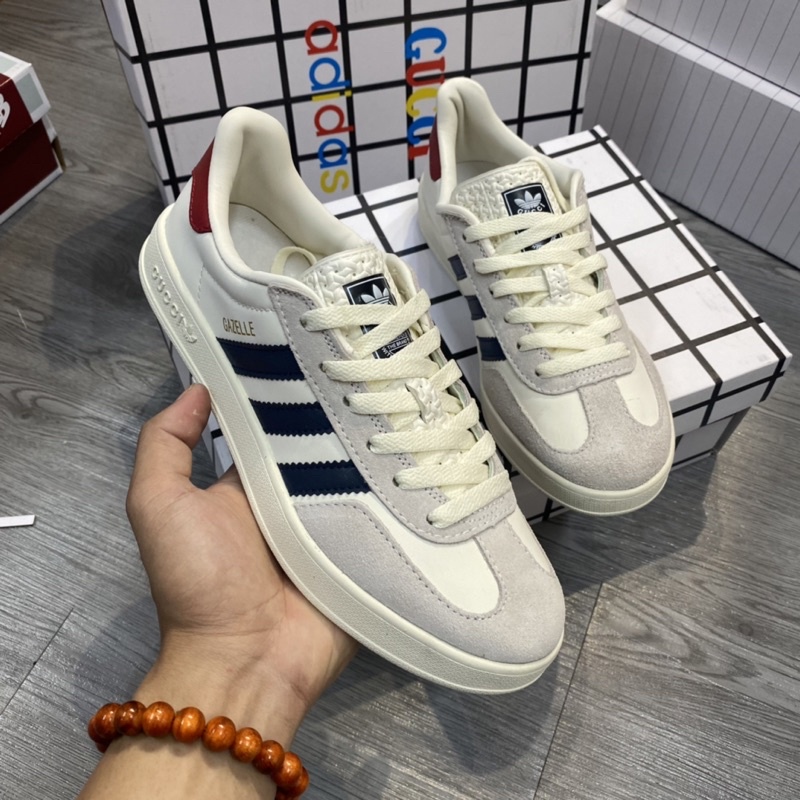GIÀY ADI.DAX GU.CI GAZELLE WHITE DA THẬT