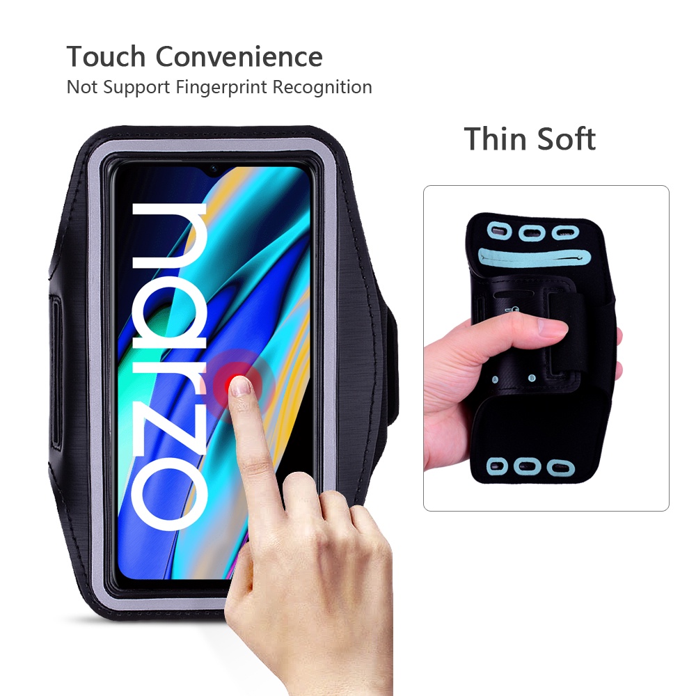 Ốp Điện Thoại Gắn Dây Đeo Tay Cho Realme Narzo 50 Pro 50A 50i Prime 30 30A