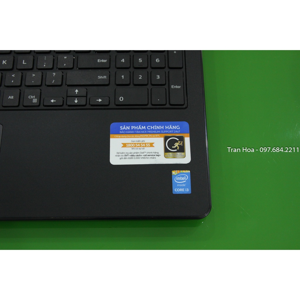 Laptop Dell Inspiron 3558 - Core i gen 5, ram 4GB, SSD 128G, màn hình 15.6inch, có phím số, kiểu dáng mỏng nhẹ. | WebRaoVat - webraovat.net.vn