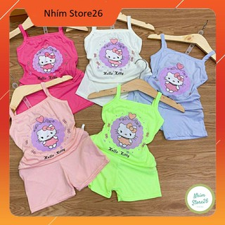 Bộ quần áo 2 dây dành cho bé gái 💖FREESHIP💖 bộ quần áo hello kitty dễ thương QATE16