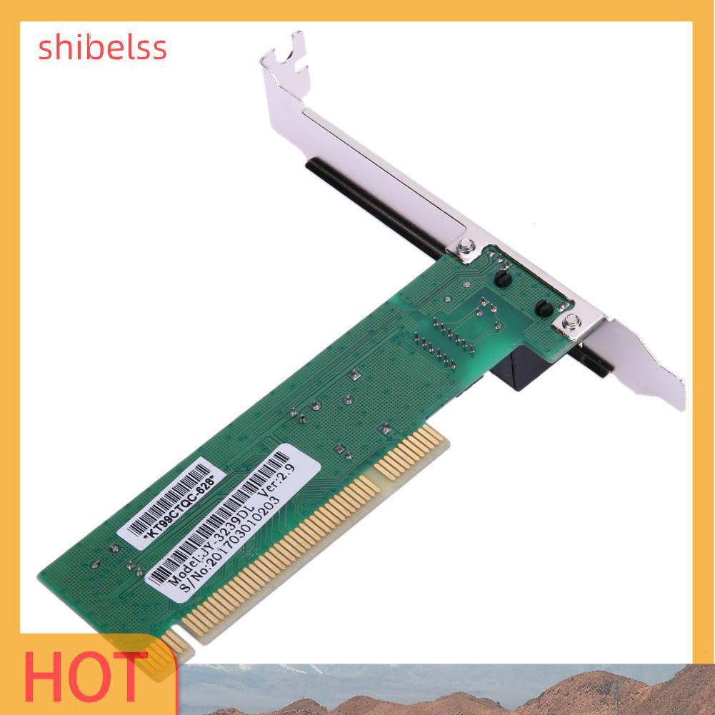 Thẻ Mạng Lan Shibelsss Pci Realtek Rtl8139D 10 / 100m 10 / 100mbps Rj45