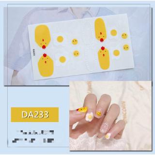 Set 14 sticker dán móng trang trí nghệ thuật