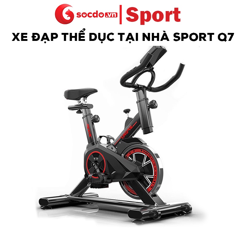 Xe đạp tập thể dục tại nhà Sport Bike Q7 - Lắp ráp dễ dàng, điều chỉnh độ cao, phù hợp cả gia đình, bảo hành 12 tháng