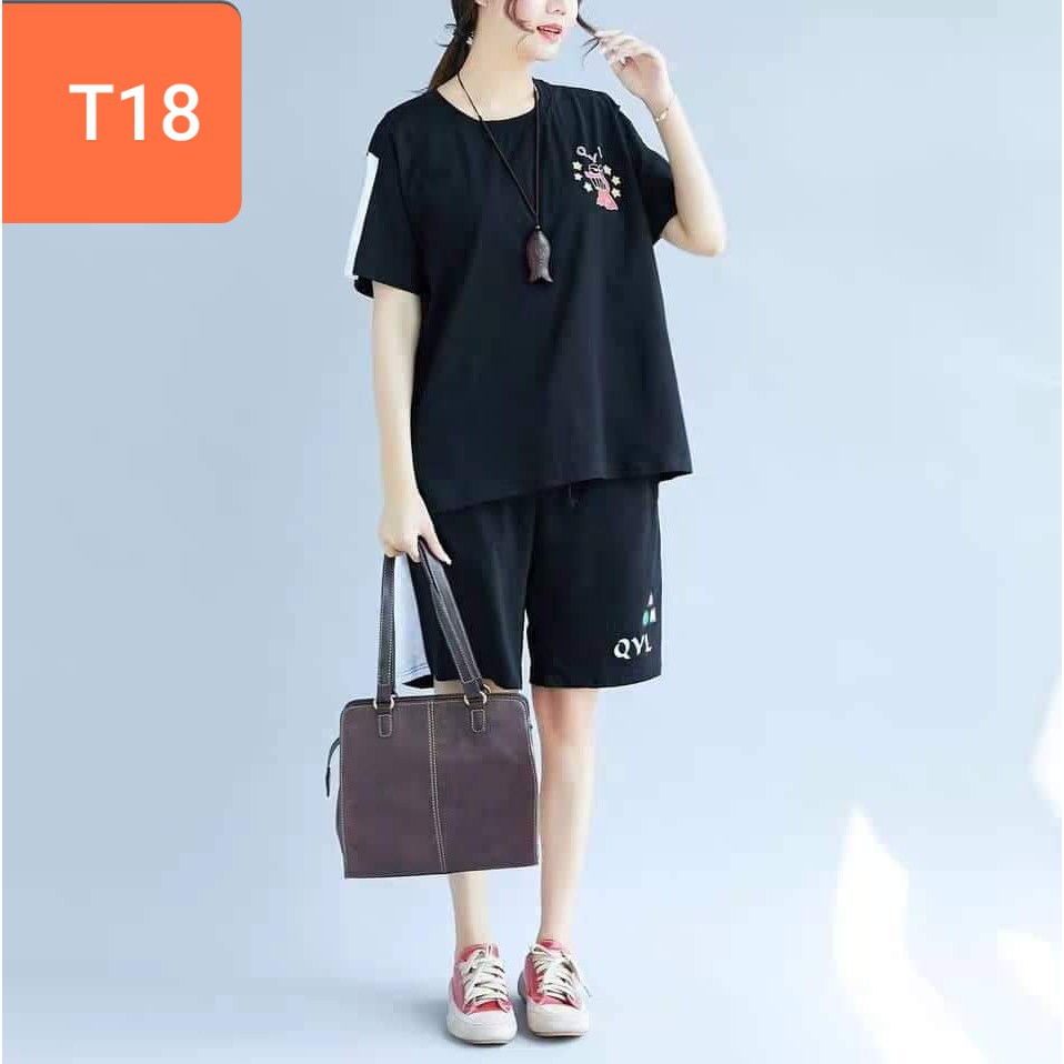 BỘ quần áo lửng 40-82KG