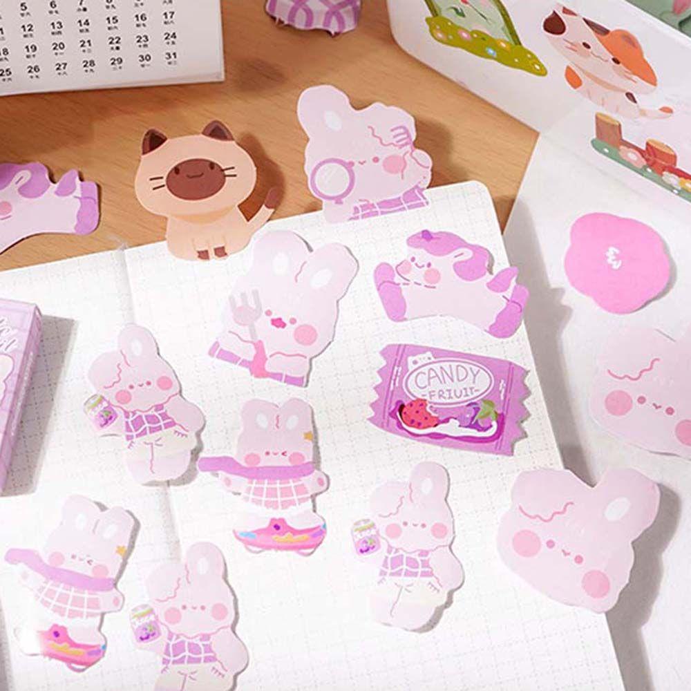 PEWANY Gói 45 Miếng Dán Hình Gia Đình Động Vật Dễ Thương