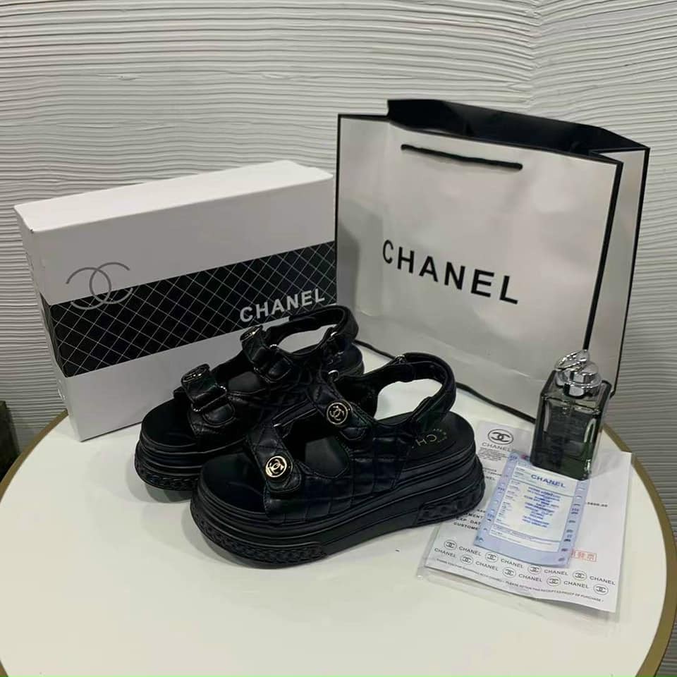 Giày Sandal Nữ - Sandal Nữ Chanel  Thiết Kế Hiện Đại Trẻ Trung Năng Động Cho Các Nàng Tự Tin Sải Bước