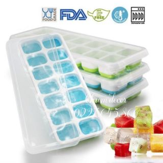 Khay đá, khay trữ đông đế silicon - BPA free - an toàn cho bé , tiện lợi cho gia đình