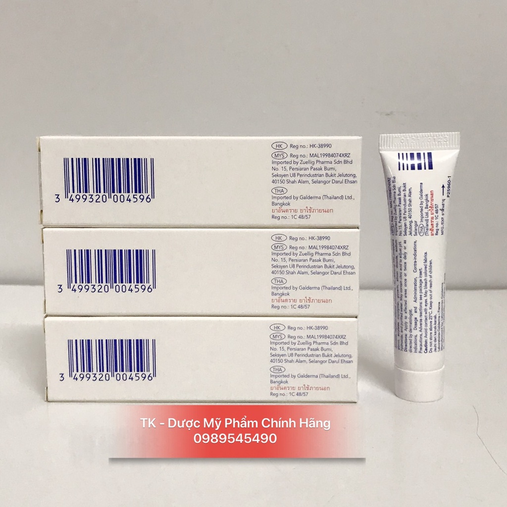 Kem Ngừa Mụn Benzac AC 5 Benzoyl Peroxide - Galderma - 15g