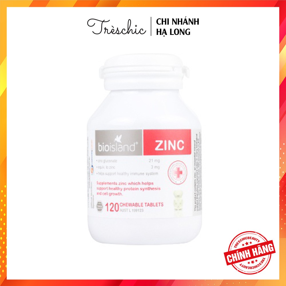 Viên Uống Bổ Sung Kẽm Cho Trẻ BioIsland ZinC 120 Viên