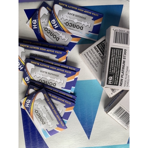 Hộp 10 Lưỡi dao lam  Hàn Quốc bền,sắc