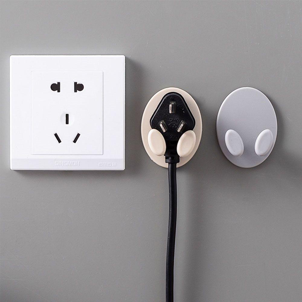 Bộ 2 Móc Treo Phích Cắm Điện Gắn Tường Tiện Dụng