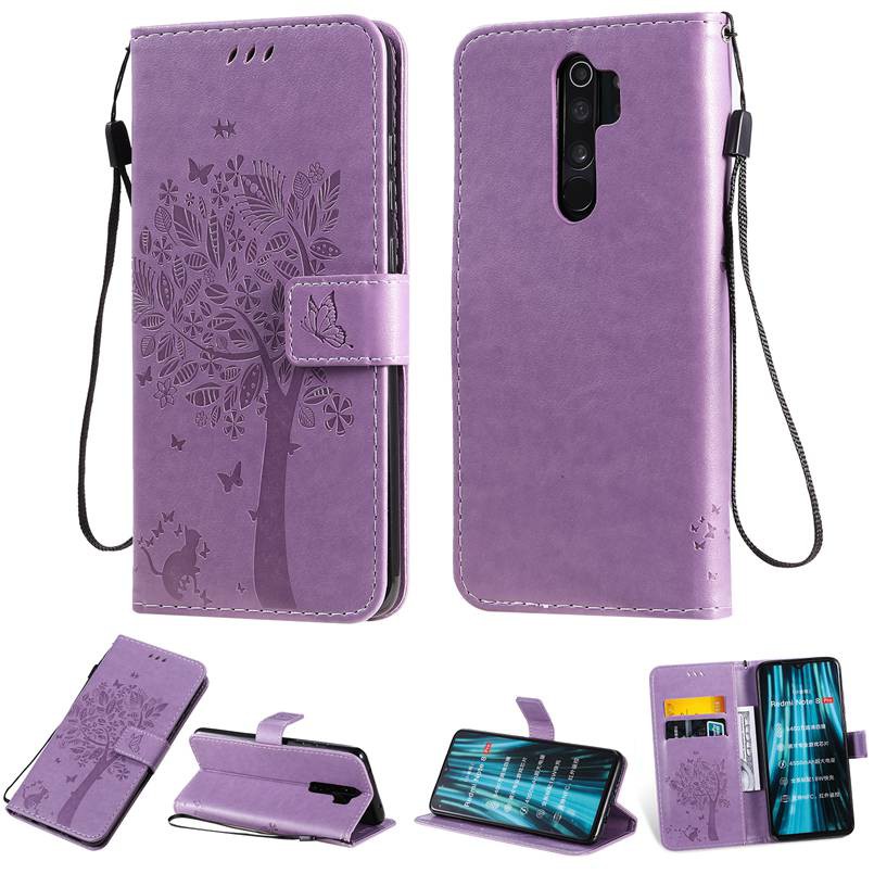 Bao da điện thoại dập nổi cho Xiaomi Redmi note 8 pro