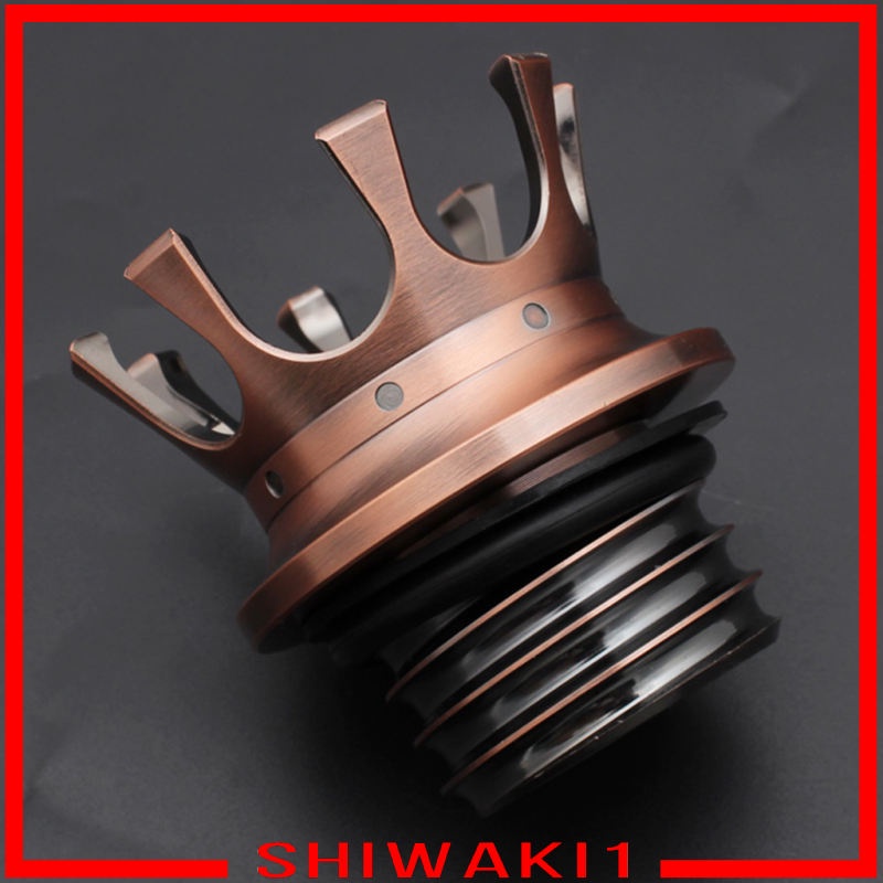 Nắp Bình Xăng Màu Đen Hình Vương Miện Cho Xe Mô Tô Harley Sportster 883 Custom XL883C Shiwaki1