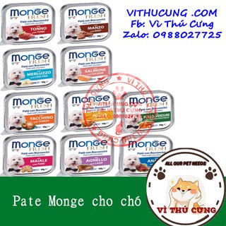 Pate Monge cho chó đủ