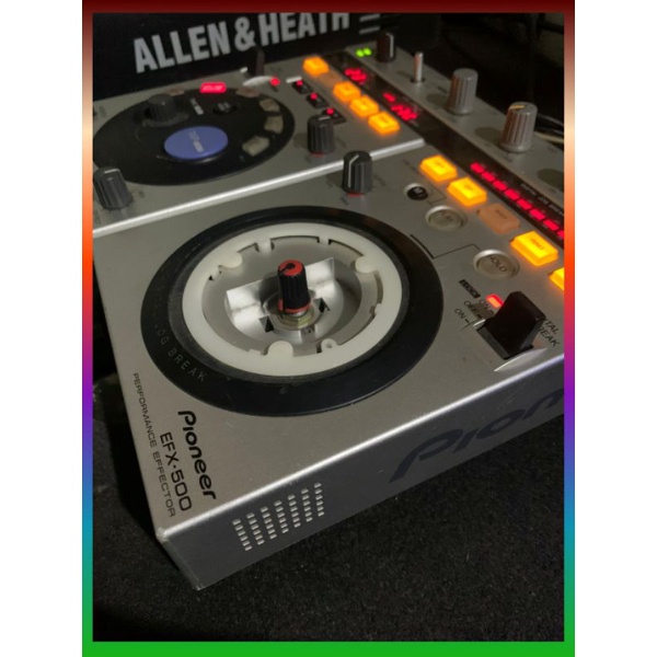 Pioneer efx-500 chỉnh hiệu ứng dj một bên mất nón tất cả đều tốt độ mới 98%
