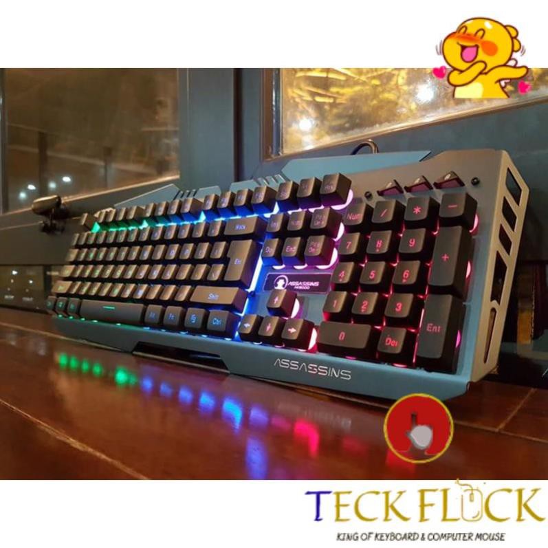 BÀN PHÍM GAMING ASSASSINS HACKER AK8000 - LED 7 MÀU