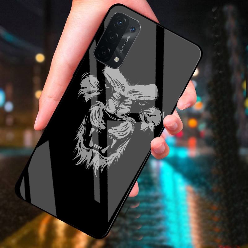 Ốp Lưng OPPO A74,OPPO A74 5G,A95, A54 5G Mặt Kính Cường Lực Cao Cấp Thiết Kế Riêng