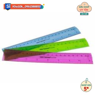 Thước kẻ dẻo 20cm giao màu ngẫu nhiên