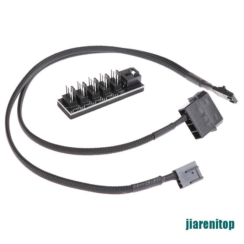Cáp Chia Quạt Tản Nhiệt Pc Cpu 1 Female Sang 5 Male 4 Pin | BigBuy360 - bigbuy360.vn