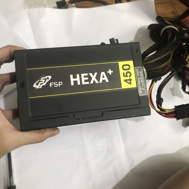 Nguồn FSP Hexa+ 450w nguyên bản sẵn đầu 8 pin nuôi vga