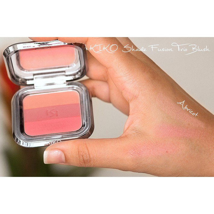 (Chuẩn Pháp-Màu 03/04) Phấn má 03 màu KIKO Shade Trio Blush