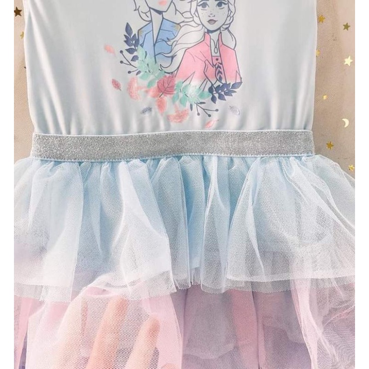Đầm váy tầng Elsa bé gái