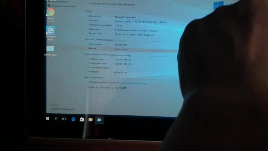 Laptop 2 trong 1 Surface 3 màn cảm ứng Full HD (Wifi + 4G LTE) Win 10 64bit | BigBuy360 - bigbuy360.vn