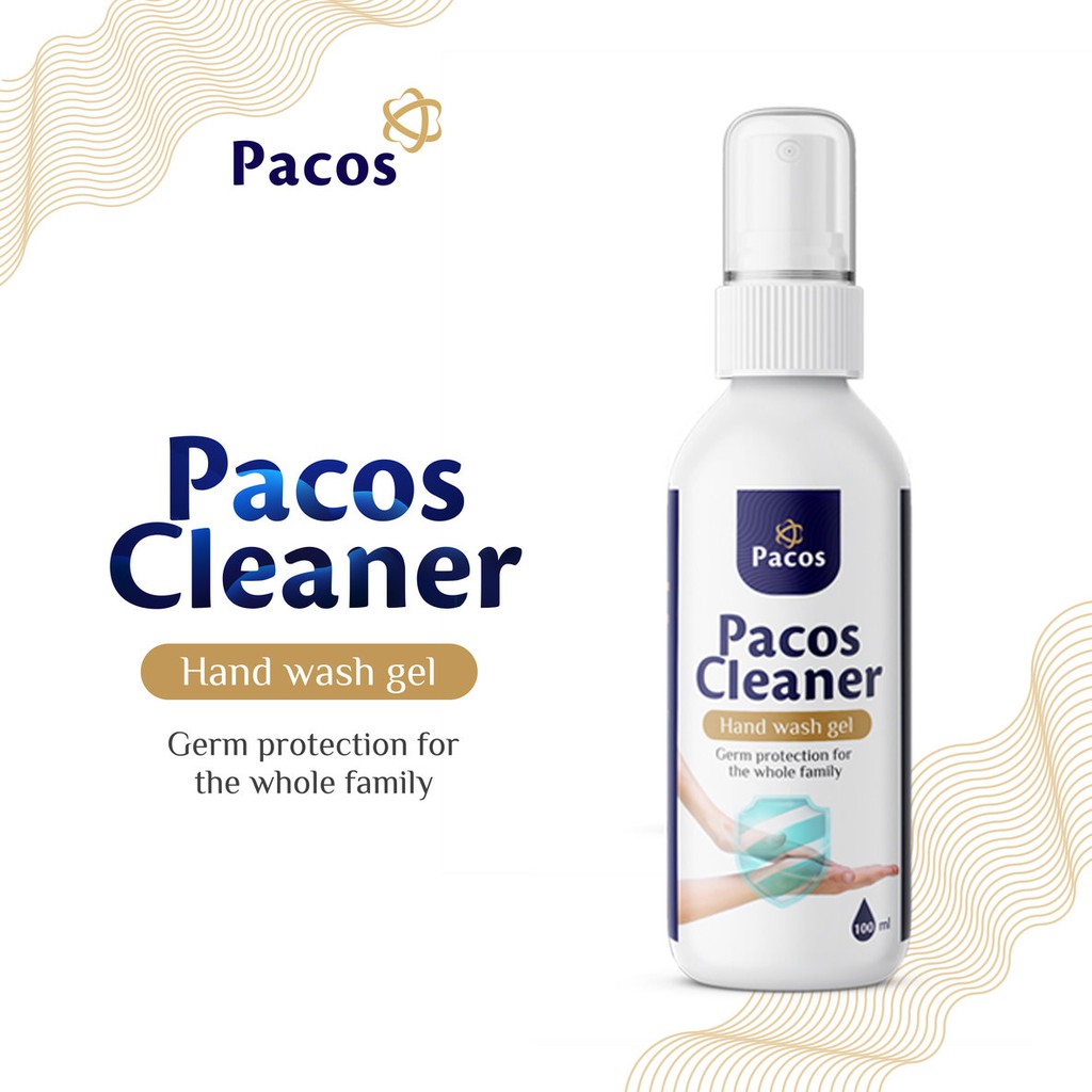 Nước rửa tay PACOS CLEANER dưỡng ẩm da tay bảo vệ gia đình khỏi vi khuẩn | BigBuy360 - bigbuy360.vn