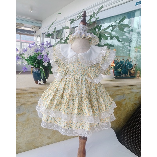 Đầm công chúa  bé gái 5-18kg😘 TẶNG KÈM TURBAN😘NHƯ Ý HOUSE'S-  hàng thiết kế